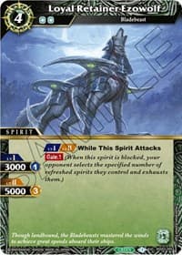 Loyal Retainer Ezowolf - False Gods - Battle Spirits Saga card