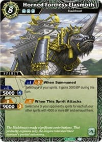 Horned Fortress Elasmoth - False Gods - Battle Spirits Saga card