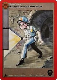 Investigating Policeman Token - Seance: First Edition - MetaZoo card