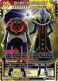 Sidra & Mohito, Universe 9 Destroyer & Angel (Championship Selection Pack 2023 Vol.2) (Silver Foil) - Tournament Promotion Cards - Dragon Ball Super: Masters card