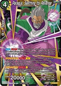 Paragus, Seething for Revenge (Championship Selection Pack 2023 Vol.2) (Gold-Stamped Silver Foil) - Tournament Promotion Cards - Dragon Ball Super: Masters card