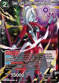 Towa, Dark Demon Realm Madness (Championship Selection Pack 2023 Vol.2) (Gold-Stamped Silver Foil) - Tournament Promotion Cards - Dragon Ball Super: Masters card