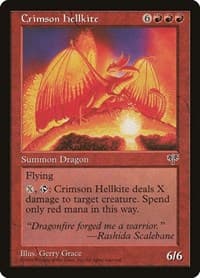 Crimson Hellkite - Mirage - Magic: The Gathering card