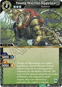 Young Warrior Unpyoru - False Gods - Battle Spirits Saga card