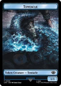 Tentacle // Food (0009) Double-Sided Token - Universes Beyond: The Lord of the Rings: Tales of Middle-earth - Magic: The Gathering card