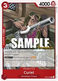 Curiel - Pillars of Strength Pre-Release Cards - One Piece Card Game card