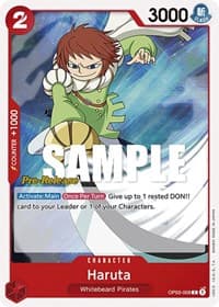 Haruta - Pillars of Strength Pre-Release Cards - One Piece Card Game card