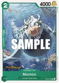 Momoo - Pillars of Strength Pre-Release Cards - One Piece Card Game card