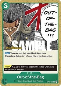 Out-of-the-Bag - Pillars of Strength Pre-Release Cards - One Piece Card Game card