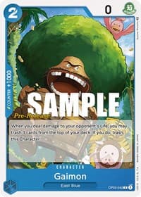 Gaimon - Pillars of Strength Pre-Release Cards - One Piece Card Game card