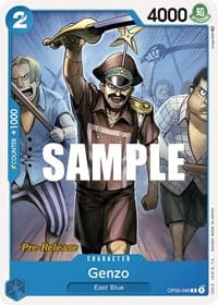 Genzo - Pillars of Strength Pre-Release Cards - One Piece Card Game card