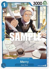 Merry - Pillars of Strength Pre-Release Cards - One Piece Card Game card