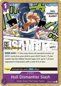 Hull Dismantler Slash - Pillars of Strength Pre-Release Cards - One Piece Card Game card