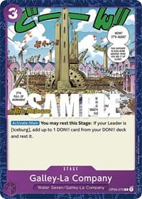 Galley-La Company - Pillars of Strength Pre-Release Cards - One Piece Card Game card