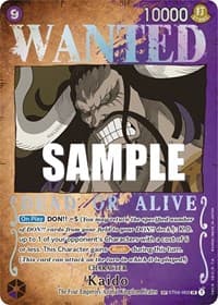 Kaido (Wanted Poster) - Pillars of Strength - One Piece Card Game card