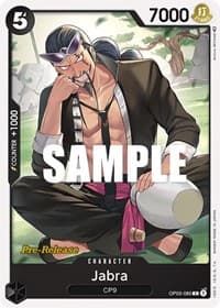 Jabra - Pillars of Strength Pre-Release Cards - One Piece Card Game card