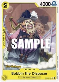 Bobbin the Disposer - Pillars of Strength Pre-Release Cards - One Piece Card Game card