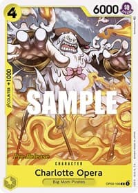 Charlotte Opera - Pillars of Strength Pre-Release Cards - One Piece Card Game card