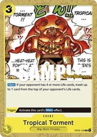 Tropical Torment - Pillars of Strength Pre-Release Cards - One Piece Card Game card
