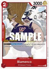 Blamenco - Pillars of Strength Pre-Release Cards - One Piece Card Game card