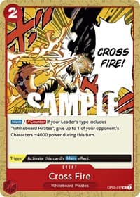 Cross Fire - Pillars of Strength Pre-Release Cards - One Piece Card Game card