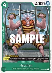 Hatchan - Pillars of Strength Pre-Release Cards - One Piece Card Game card