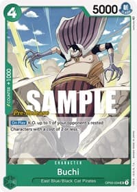 Buchi - Pillars of Strength Pre-Release Cards - One Piece Card Game card