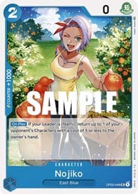 Nojiko - Pillars of Strength Pre-Release Cards - One Piece Card Game card