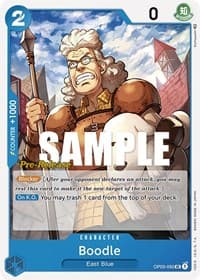 Boodle - Pillars of Strength Pre-Release Cards - One Piece Card Game card
