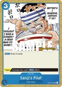 Sanji's Pilaf - Pillars of Strength Pre-Release Cards - One Piece Card Game card