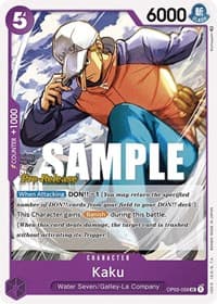 Kaku - Pillars of Strength Pre-Release Cards - One Piece Card Game card