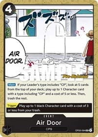 Air Door - Pillars of Strength Pre-Release Cards - One Piece Card Game card