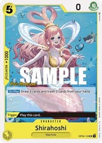 Shirahoshi - Pillars of Strength Pre-Release Cards - One Piece Card Game card