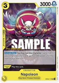 Napoleon - Pillars of Strength Pre-Release Cards - One Piece Card Game card