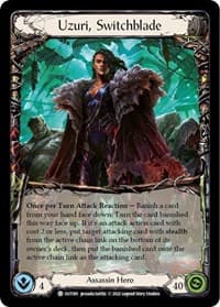 Uzuri, Switchblade // Ponder - Outsiders - Flesh and Blood TCG card