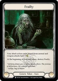 Frailty // Spider's Bite - Outsiders - Flesh and Blood TCG card