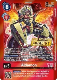 Aldamon (2023 Regionals Finalist) - Next Adventure - Digimon Card Game card