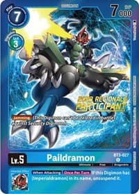 Paildramon (2023 Regionals Participant) - Release Special Booster 1.5 - Digimon Card Game card