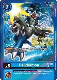 Paildramon (2023 Regionals Champion) - Release Special Booster 1.5 - Digimon Card Game card