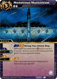 Monstrous Mausoleum - False Gods - Battle Spirits Saga card