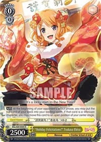 "Holiday Felicitations!" Tsukasa Ebisu - Revue Starlight -Re LIVE- - Weiss Schwarz card
