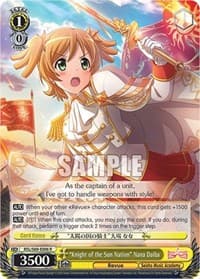 "Knight of the Sun Nation" Nana Daiba - Revue Starlight -Re LIVE- - Weiss Schwarz card