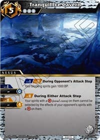 Tranquil Ice Cavern - False Gods - Battle Spirits Saga card
