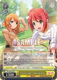 "Found an Egg!" Tsukasa & Misora - Revue Starlight -Re LIVE- - Weiss Schwarz card