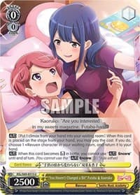 "You Haven't Changed a Bit" Futaba & Kaoruko - Revue Starlight -Re LIVE- - Weiss Schwarz card