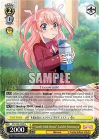 "Sunlit Milk Break" Lalafin Nonomiya - Revue Starlight -Re LIVE- - Weiss Schwarz card