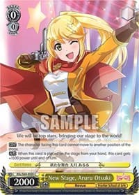 New Stage, Aruru Otsuki - Revue Starlight -Re LIVE- - Weiss Schwarz card