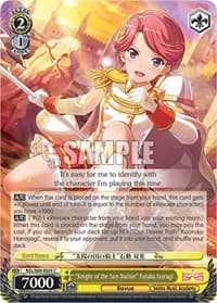 "Knight of the Sun Nation" Futaba Isurugi - Revue Starlight -Re LIVE- - Weiss Schwarz card