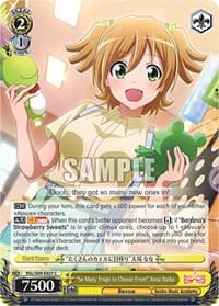 "So Many Frogs to Choose From" Nana Daiba - Revue Starlight -Re LIVE- - Weiss Schwarz card
