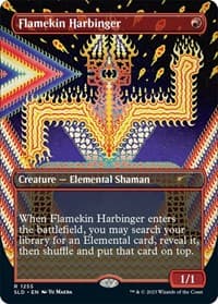Flamekin Harbinger - Secret Lair Drop Series - Magic: The Gathering card